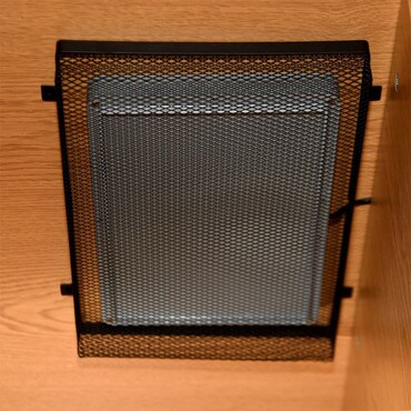 Reptile Radiator Guard in enclosure