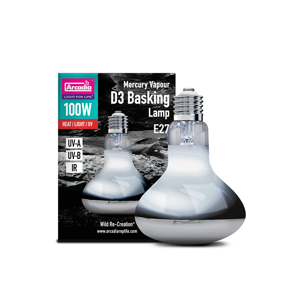 RSMA100E27 Arcadia 2nd Generation UV Basking Lamp